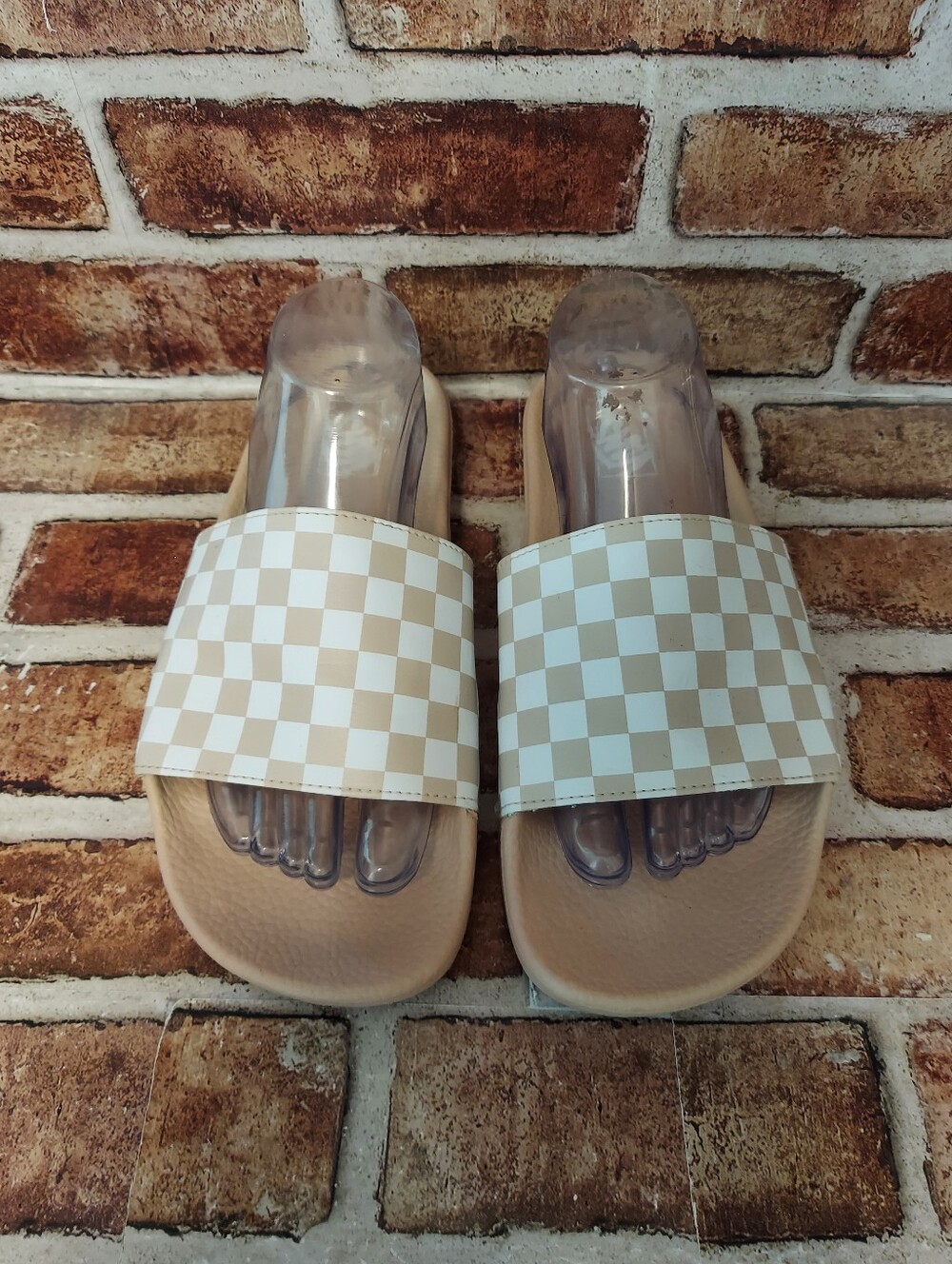 Pre-owned Vans Checkerboard Slides - Picture 3 of 10